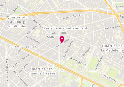 Plan de OPUS Patrimoine, 36 Rue du Colisée, 75008 Paris