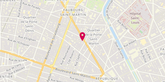 Plan de Sistel Immo Gestion, 31 Boulevard de Magenta, 75010 Paris
