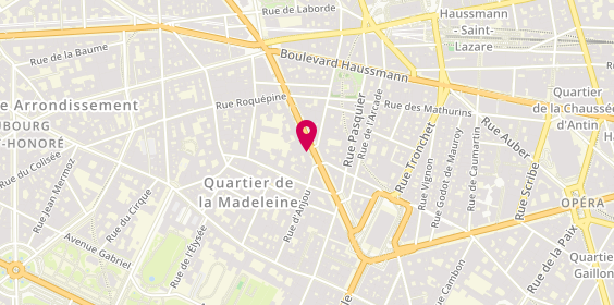 Plan de Darwin Investment, 19 Boulevard Malesherbes, 75008 Paris