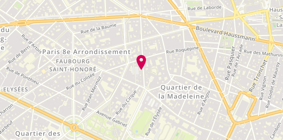 Plan de Affinity Home, 15 Rue de Miromesnil, 75008 Paris