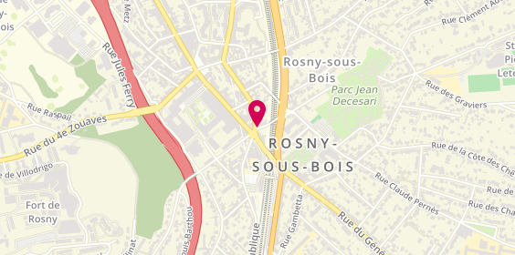 Plan de L'Agence de Rosny, 37 Rue Paul Cavaré, 93110 Rosny-sous-Bois