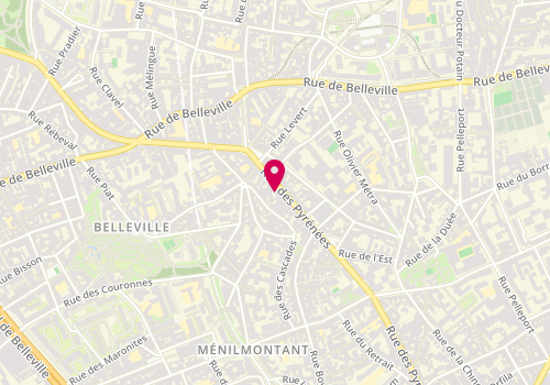 Plan de Transalpes Immobilier Paris, 361 Rue des Pyrénées, 75020 Paris