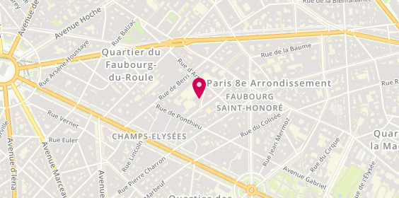 Plan de Avant-Garde Immobilier, 5 Rue Frédéric Bastiat, 75008 Paris
