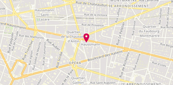 Plan de Savills - Conseil en Immobilier d'Entreprise, 21 Boulevard Haussmann, 75009 Paris