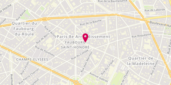 Plan de Daniel Féau Saint-Honoré, 140 Rue du Faubourg Saint-Honoré, 75008 Paris