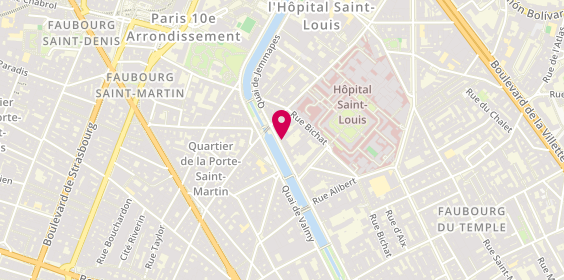 Plan de Agence Faure Immobilier, 90 Quai de Jemmapes, 75010 Paris