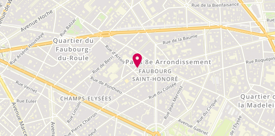 Plan de Alcom, 7 Rue saint Philippe du Roule, 75008 Paris