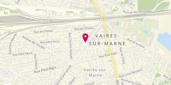 Plan de Agence immobilière l'Adresse Vaires-sur-Marne, 44 avenue Jean Jaurès, 77360 Vaires-sur-Marne