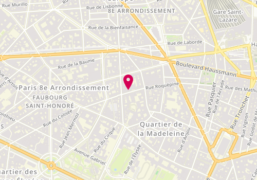 Plan de Paris Couronne Immobilier, 10 Rue de Penthièvre, 75008 Paris