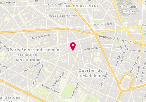 Plan de EVE - Expert Viager- Expertviager.com, 10 Rue de Penthièvre, 75008 Paris