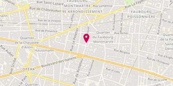 Plan de Drouot Immobilier, 12 Rue Drouot, 75009 Paris