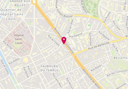 Plan de Moriss Immobilier, 21 Boulevard de la Villette, 75010 Paris