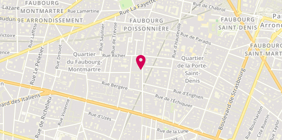 Plan de Junot, 31 Faubourg Poissonnière, 75009 Paris