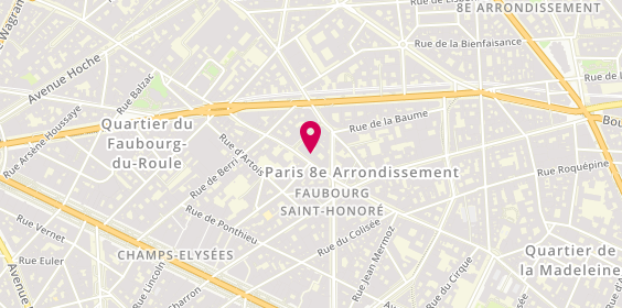 Plan de Boutique de Patrimoine, 166 Rue du Faubourg Saint-Honoré, 75008 Paris