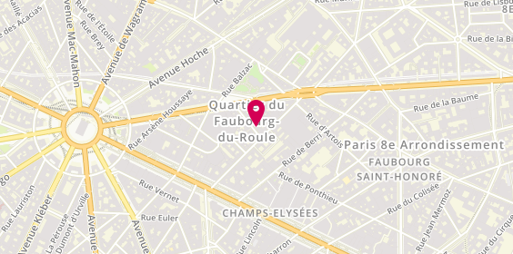 Plan de Adastra, 4 Rue Lamennais, 75008 Paris