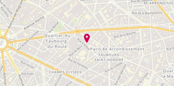 Plan de Berri Immobilier, 38 Rue de Berri, 75008 Paris
