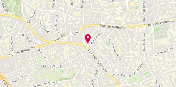 Plan de Les Agences Bons Conseils, 82 Rue des Rigoles, 75020 Paris