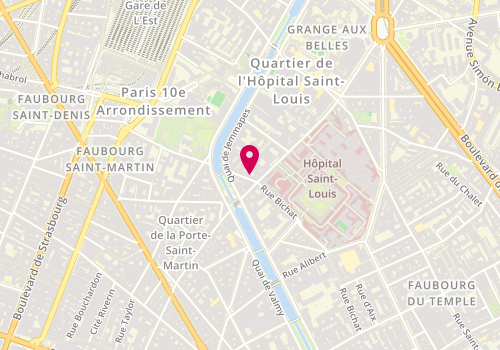 Plan de Paris-villages Immo, 46 Rue Bichat, 75010 Paris