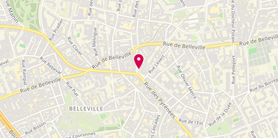 Plan de Capitale Immobilier, 2 Jourdain, Bis, 75020 Paris