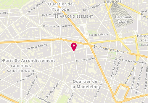 Plan de Fonciere Bonneau, 30 Rue Cambaceres, 75008 Paris