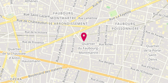 Plan de Lamirand et Associés, 36 Rue du Faubourg Montmartre, 75009 Paris
