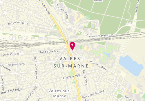 Plan de Le Bien Immo, 8 Rue de la Gare, 77360 Vaires-sur-Marne