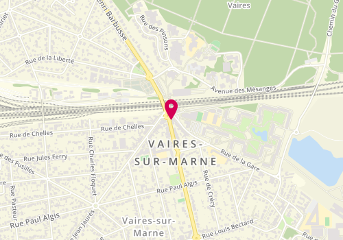 Plan de ORPI, Face Gare Sncf
1 place du Général de Gaulle, 77360 Vaires-sur-Marne