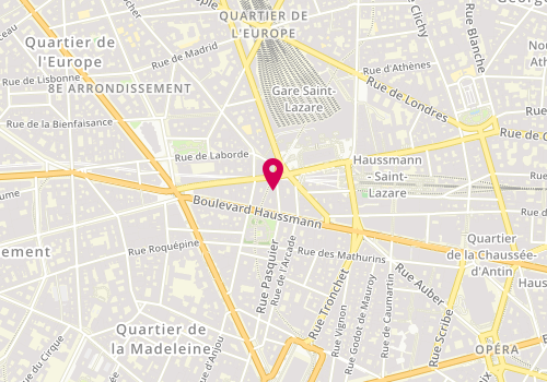 Plan de Sergic, 37 Rue Pasquier, 75008 Paris