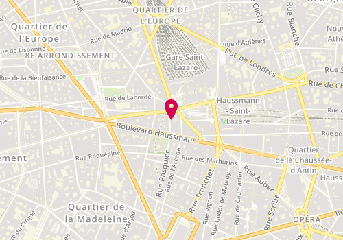 Plan de Wellstone, 44 Rue Pasquier, 75008 Paris