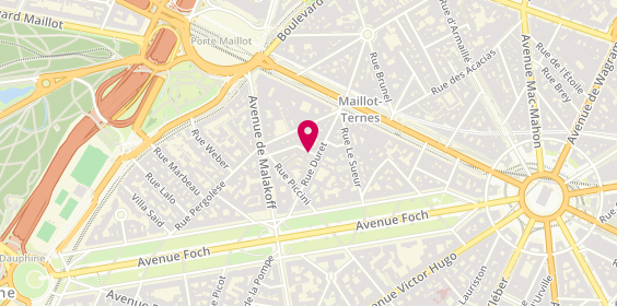 Plan de Asda Immobilier Investissements, 1 avenue Alphand, 75116 Paris