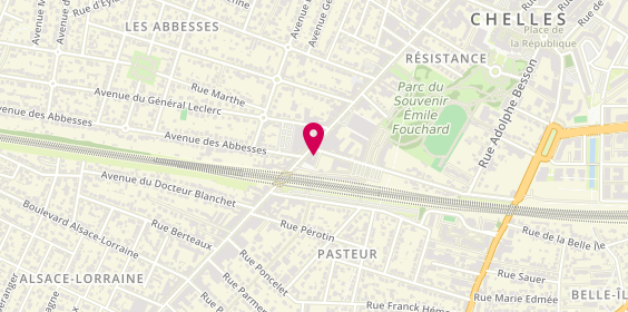 Plan de Stephane Plazza Immobilier, 65 avenue de la Résistance, 77500 Chelles