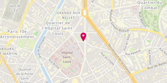 Plan de Groupe LFB, 17 avenue Claude Vellefaux, 75010 Paris