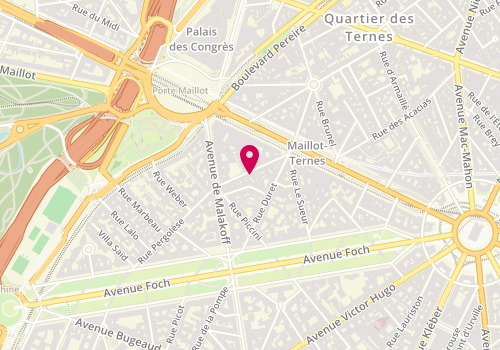 Plan de Keppler & Associés, 15 Rue Pergolèse, 75116 Paris