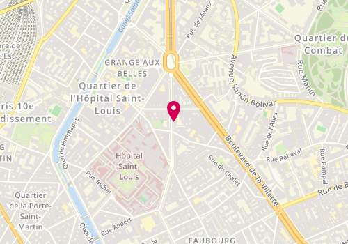 Plan de Quadral Transactions Paris, 50 avenue Claude Vellefaux, 75010 Paris