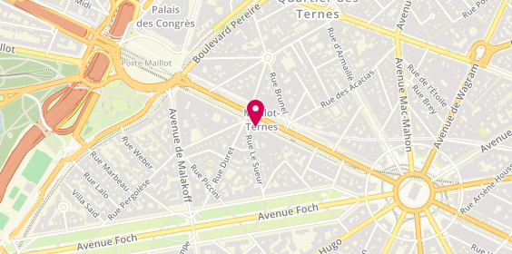 Plan de Cabinet Huchet Demorge, 59 avenue de la Grande Armée, 75116 Paris