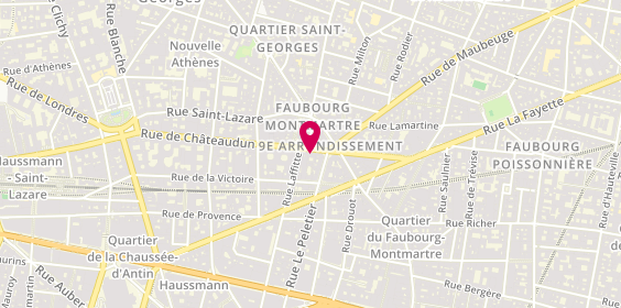 Plan de Les Entremetteurs, 17 Rue de Châteaudun, 75009 Paris