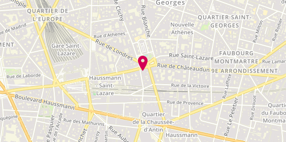Plan de Agence Saint-Auret, 75 Rue Saint-Lazare, 75009 Paris