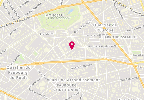 Plan de GUYOT DE VILLENEUVE François Camille, 15 Rue du Dr Lancereaux, 75008 Paris