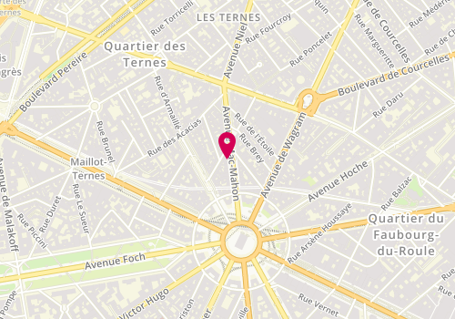 Plan de Loiselet & Daigremont Transactions, 15 avenue Mac-Mahon, 75017 Paris