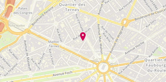 Plan de Altea Group, 9 Rue Anatole de la Forge, 75017 Paris