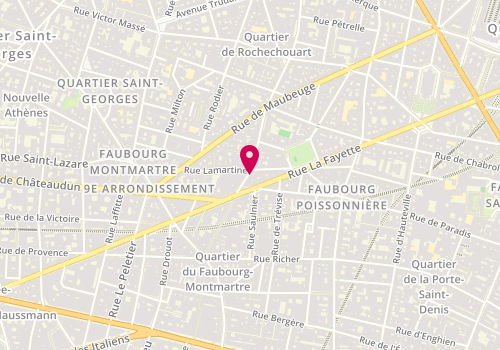 Plan de Street Immobilier, 42 Rue Cadet, 75009 Paris
