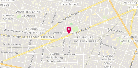 Plan de Actuel Sté, 75 Rue la Fayette, 75009 Paris