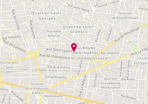 Plan de Magenta Gestion, 13 Rue Saint-Lazare, 75009 Paris