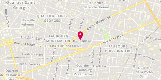 Plan de Lamartine, 20 Rue Lamartine, 75009 Paris
