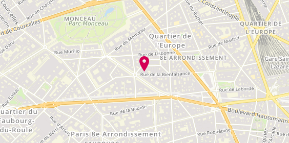 Plan de Officiis Properties, 52 Rue de la Bienfaisance, 75008 Paris