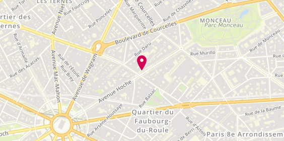 Plan de District Monceau, 14 Bis avenue Hoche, 75008 Paris
