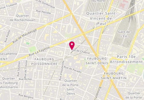 Plan de Martine Feyssaguet, 49 Rue de Chabrol, 75010 Paris