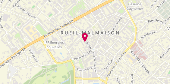 Plan de Philippe Prevel Immobilier, 12 Rue Hervet, 92500 Rueil-Malmaison
