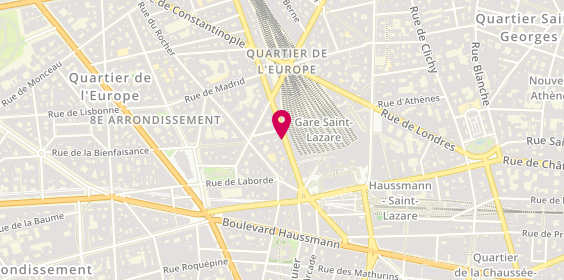 Plan de Chass & Flat, 31 Rue de Rome, 75008 Paris