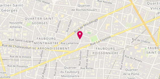 Plan de Axe Immobilier, 5 Bis Rue Marguerite de Rochechouart, 75009 Paris